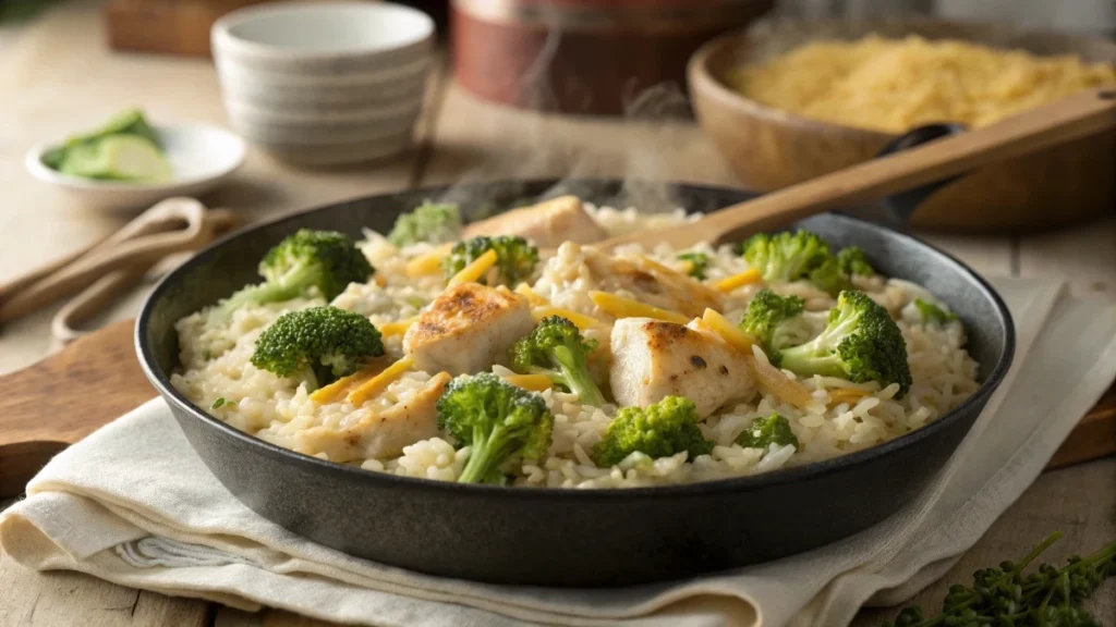 Brocolli Chicken Rice Recipe
