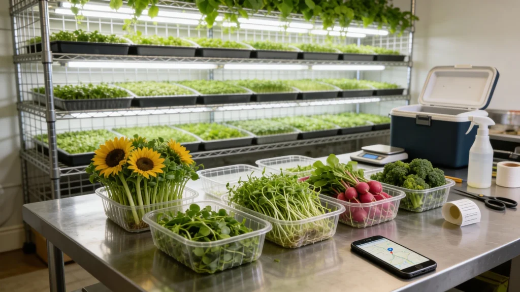 How to Sell Microgreens: A Step-by-Step Guide for Building a Profitable Home Business