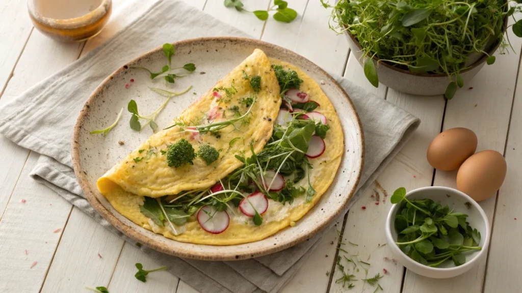 Microgreens in Omelettes: Boost Flavor and Nutrition in Every Bite