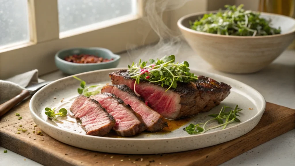 Microgreens on Steak: A Culinary and Nutritional Elevation