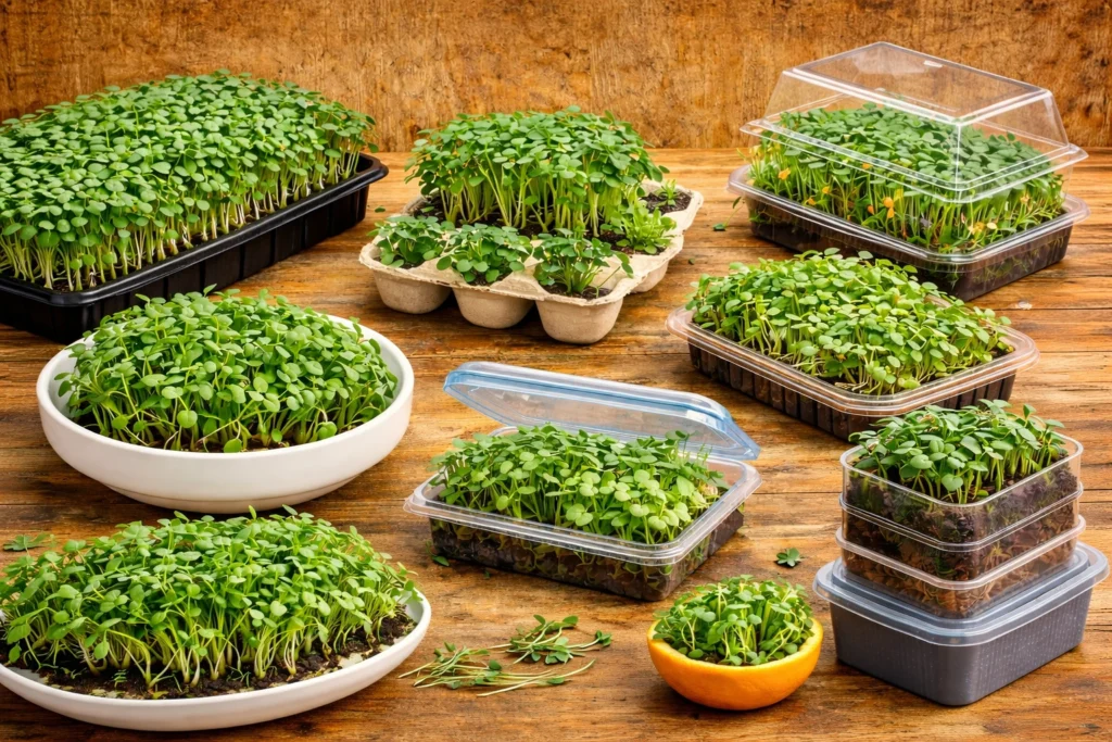 30+ Microgreens Containers: DIY, Recycled & Budget-Friendly Ideas