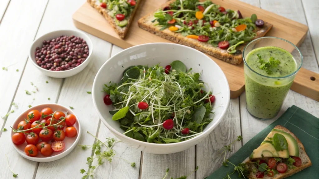 40 Delicious & Healthy Microgreens Food Ideas (Easy Recipes + Meal Inspiration)