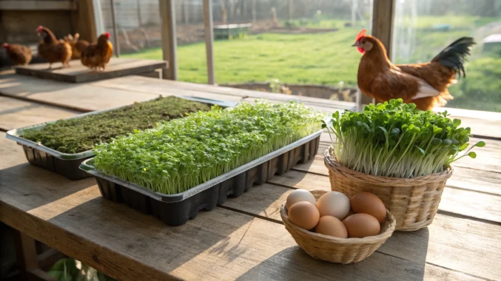 Best Microgreens for Chickens