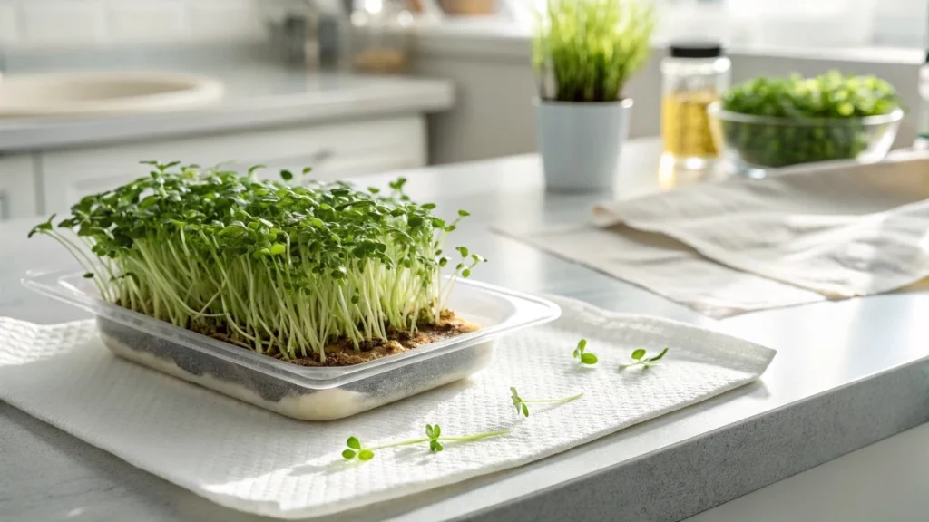 How to Grow Microgreens on Paper Towel