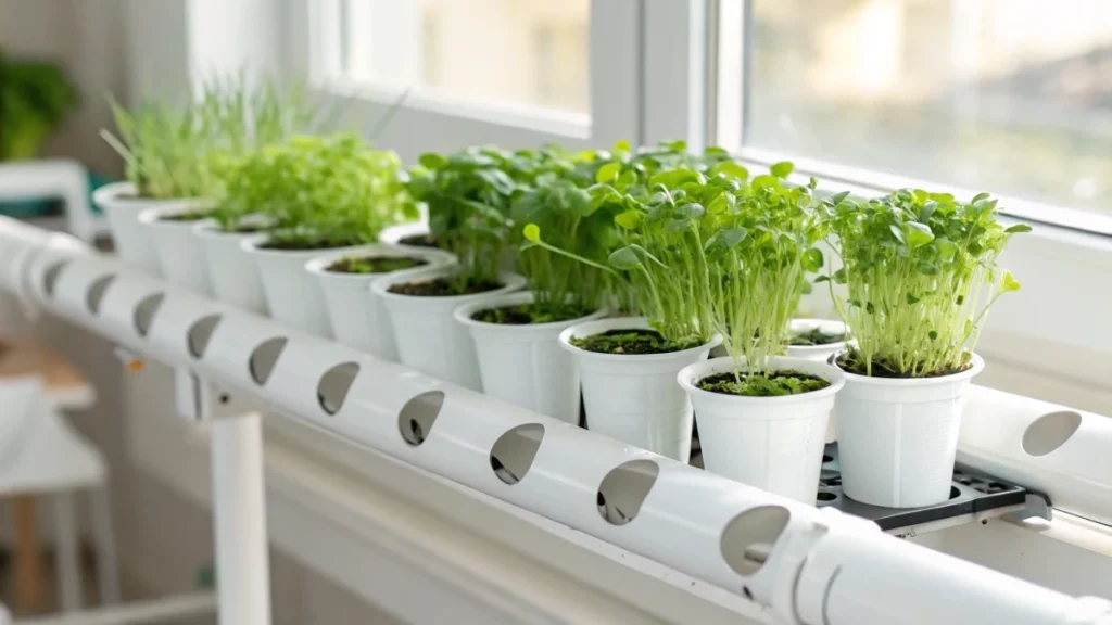 How to Make a Hydroponic System at Home for Growing Microgreens