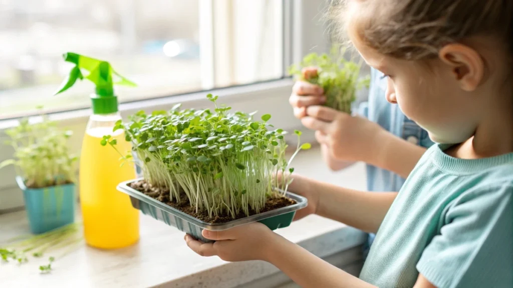 How to Grow Microgreens for Kids