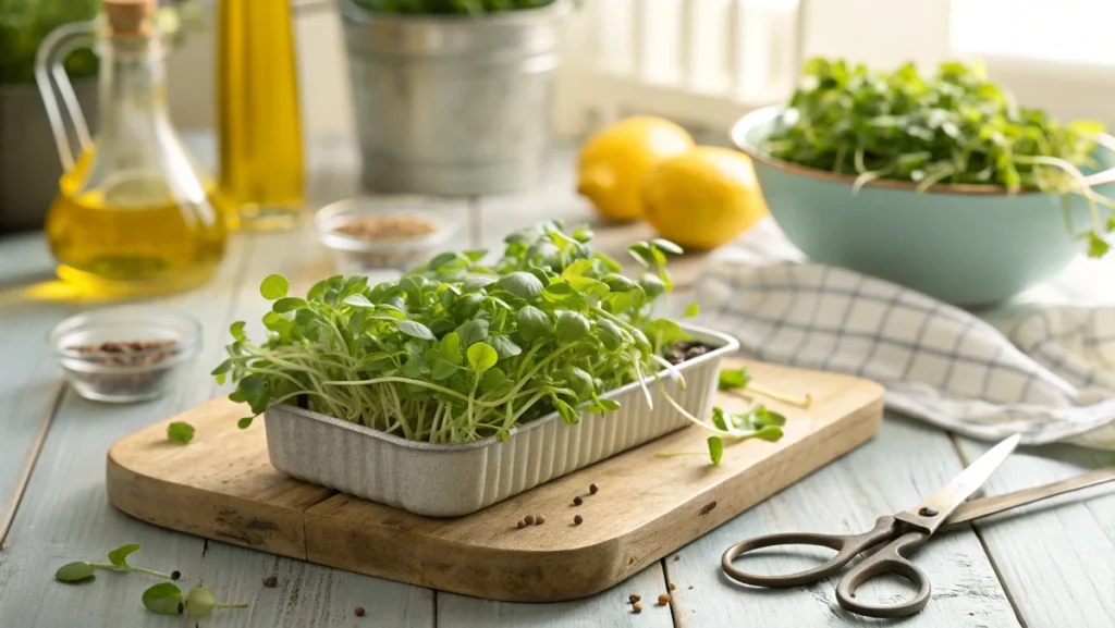 How to Grow Lemon Basil Microgreens at Home: Health Benefits & Easy Recipes