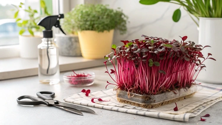 How to Grow Amaranth Microgreens