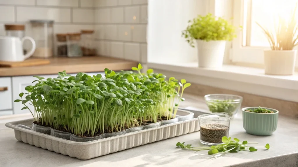 How to Grow Mint Microgreens Indoors: Benefits and Recipes