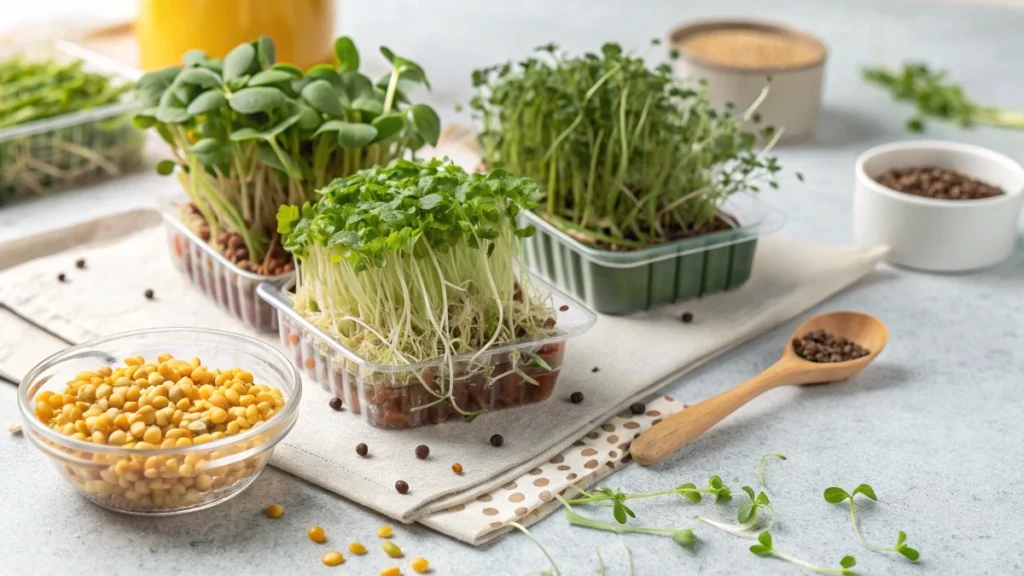 Microgreens Protein Content By Variety