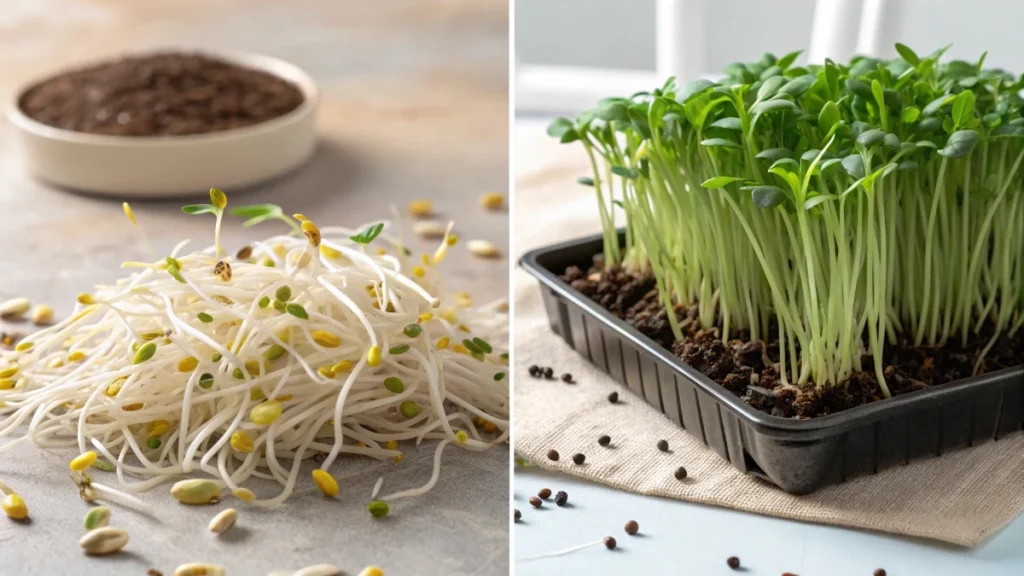 Are Microgreens Healthier Than Sprouts : Honest Nutrient Guide