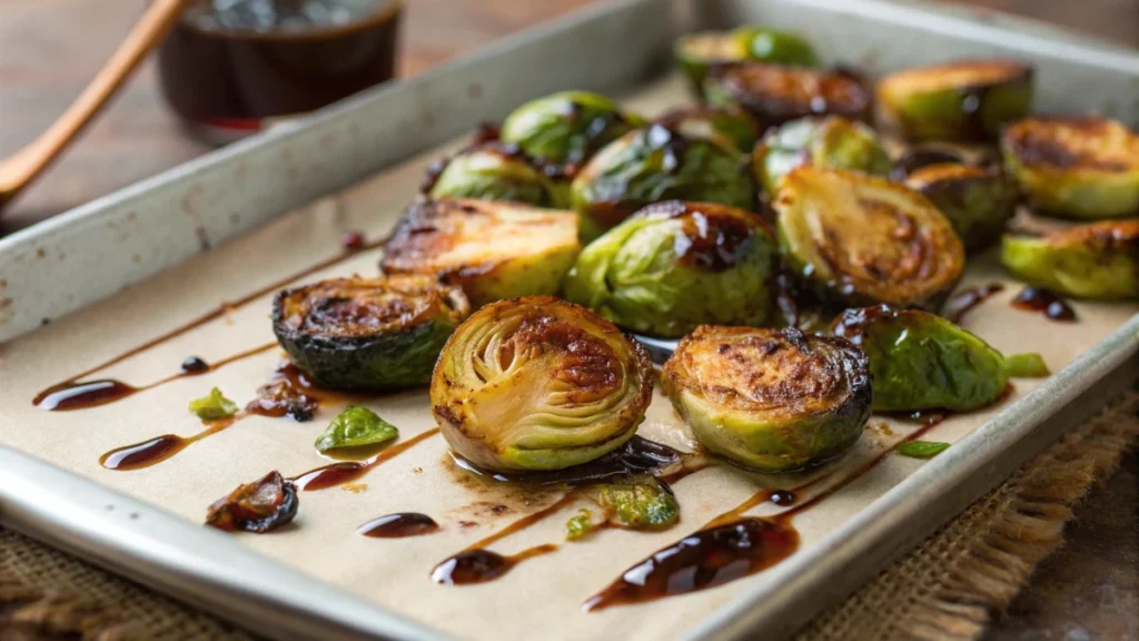 Sweet & Tangy Roasted Balsamic and Honey Brussels Sprouts: A Must-Try Recipe for Every Meal