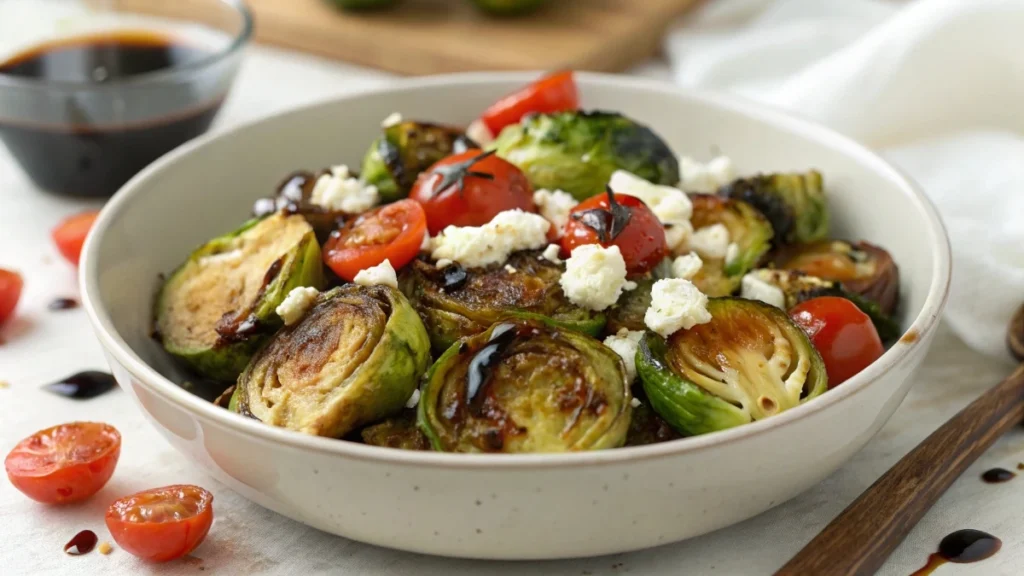 brussels sprouts with feta Cheese