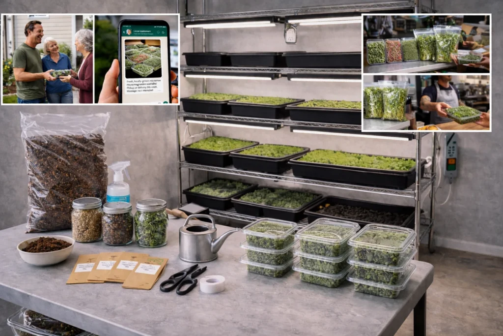 Microgreens Business: Start From Home (Setup + Costs + Profit)
